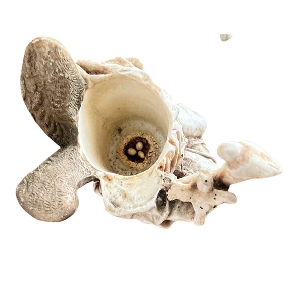 Harmony Kingdom La Gardienne Made in England trinket box Angel/birds 3.5" Tall - Picture 5 of 7